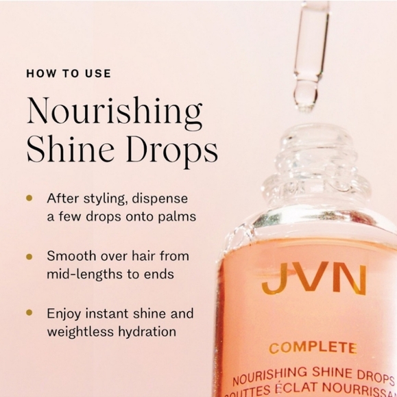 JVN Complete Nourishing Hair Oil Shine Drops - Picture 4 of 10